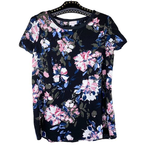 Isabel Maternity by Ingrid & Isabel Tops - Isabel Maternity by Ingrid & Isabel Floral Print Short Sleeve Shirt Small